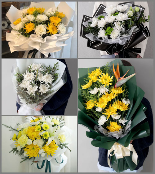 上海金山区山阳镇向阳村白事花束代送